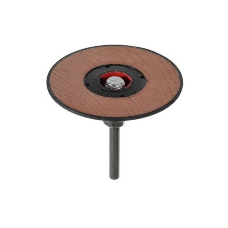 Holex Rubber backing pad, Shank Diameter: 6 mm, Hard, External Diameter: 75mm 553927 75